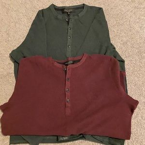 2 long sleeve rag & bone Size Large